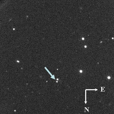 LT frame of the gravitationally-lensed active galactic nucleus