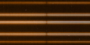grating image of 600s exposure