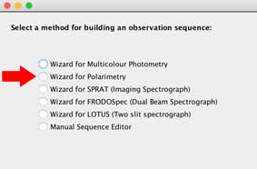 wizard selection