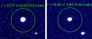 Image of GRB fading
